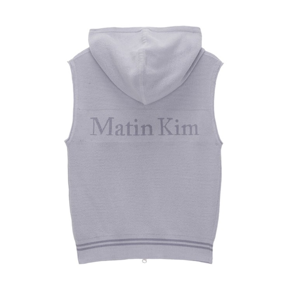 Matin Kim Lavender Sleeveless Hoodie